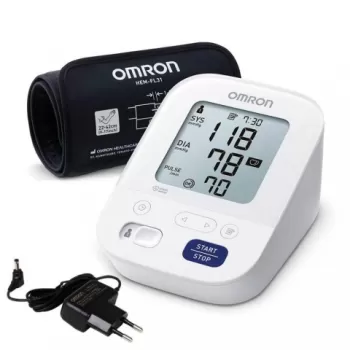 Tensiometru electronic de brat Omron M3 Comfort, cu adaptor priza inclus-1
