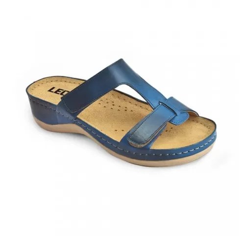 6-Saboti-dama--din-piele--de-vara--Leon-914--albastru