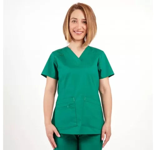 11-Bluza-medicala-Lotus-Flex--stretch--verde-hunter--CVC-NP1