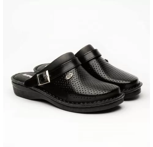 16-Saboti-medicali--de-barbati--din-piele--cu-bareta--Leon-V202M--negru