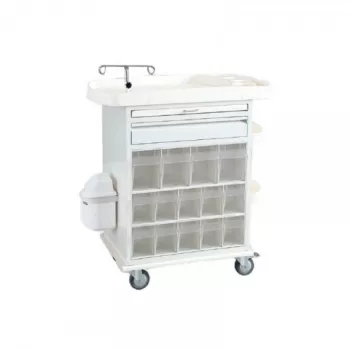 Carucior troliu pentru medicatie (pansament)  - 90108201/U0044-1