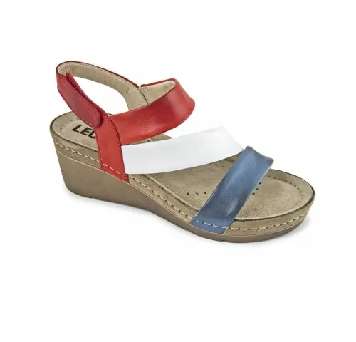 13-Sandale-dama--de-vara--din-piele--Leon-1020--alb-rosu-bleumarin