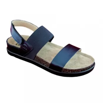 Sandale Leon 1253, de vara, din piele, bleumarin-1