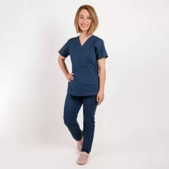 Costum medical Lotus Flex, stretch, bleumarin, CVC-NP1 CVC-SP2-1