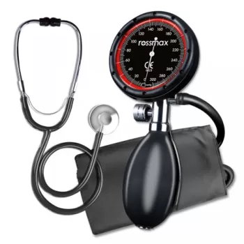 Tensiometru manual Rossmax, cu manometru la para si stetoscop inclus - GD102-1