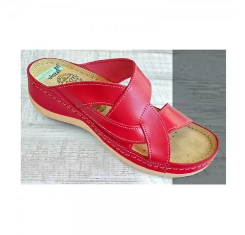 8-Saboti-dama--de-vara--din-piele--Leon-910--rosu