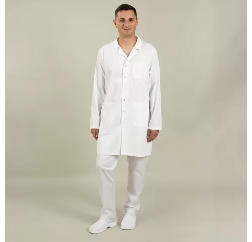13-Halat-medical-alb-3-4-cu-rever---Robert