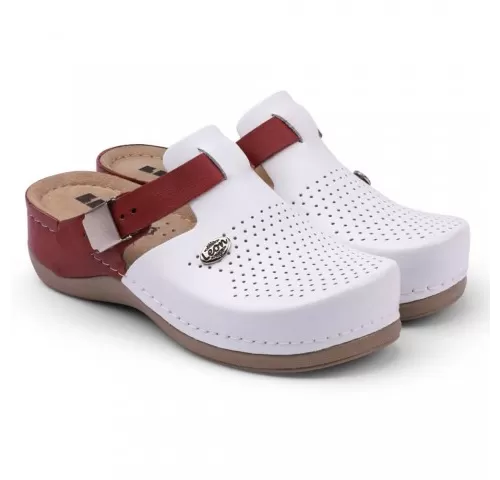 10-Saboti-medicali--de-dama--din-piele--alb-bordo--Leon-901
