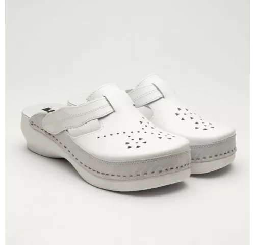 2-Saboti-medicali-de-dama--din-piele--Leon-PU156--alb