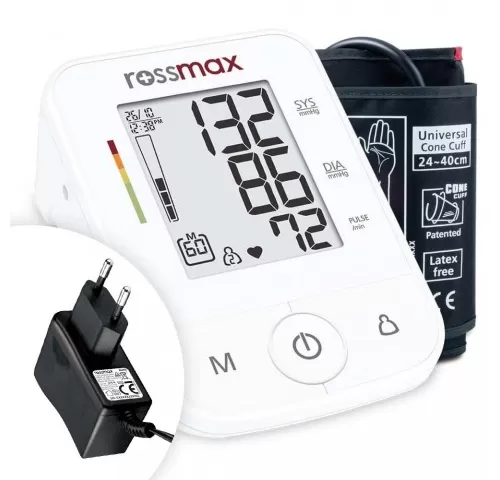 12-Tensiometru-digital-automat-Rossmax--pentru-brat---X3--adaptor-cadou