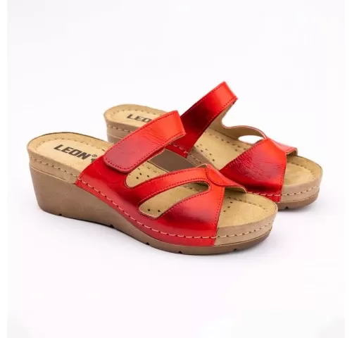 10-Saboti-Leon-1055--de-vara--din-piele--rosu